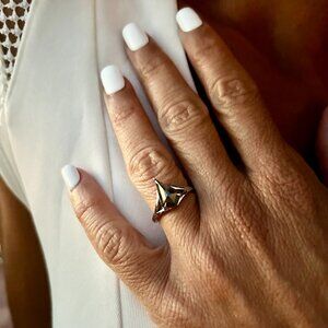 Rare 2.02ct Salt and Pepper Kite Diamond Ring – 14K White Gold